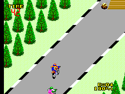 Enduro Racer (Japan) In game screenshot